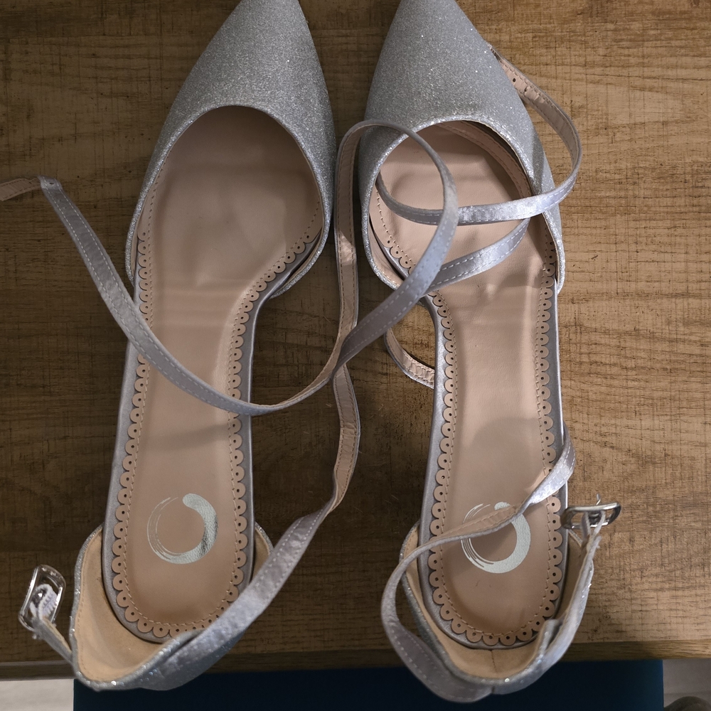Elegant Silver Women's Shoes